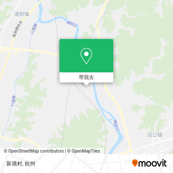 新塘村地图