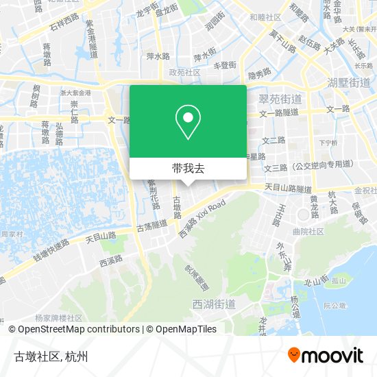 古墩社区地图