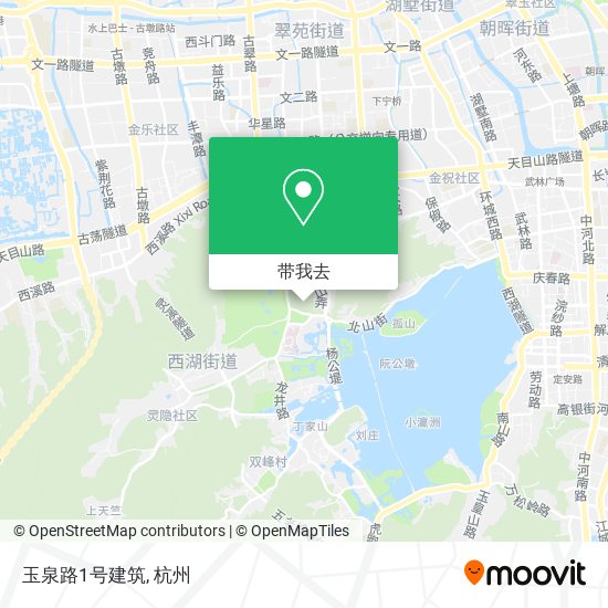 玉泉路1号建筑地图