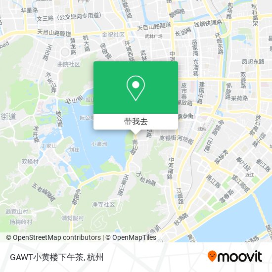 GAWT小黄楼下午茶地图