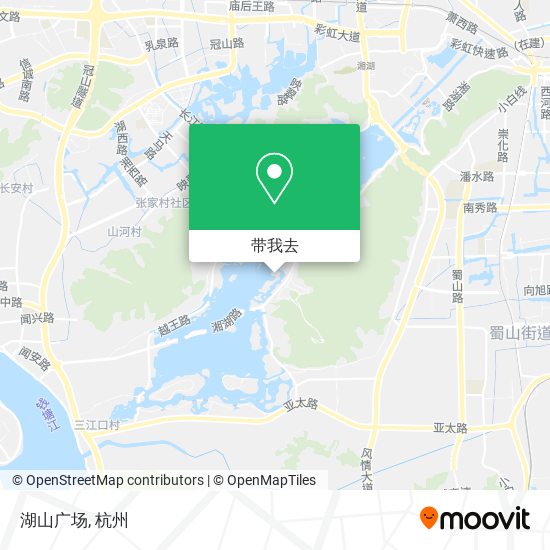湖山广场地图
