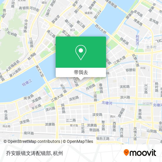 乔安眼镜文涛配镜部地图