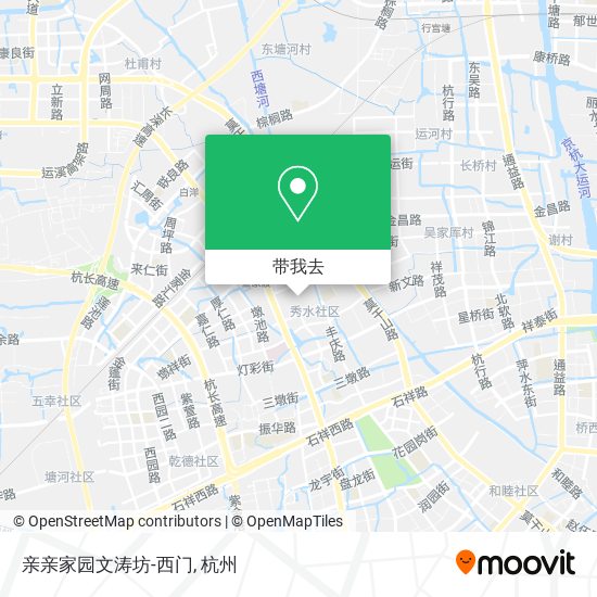 亲亲家园文涛坊-西门地图