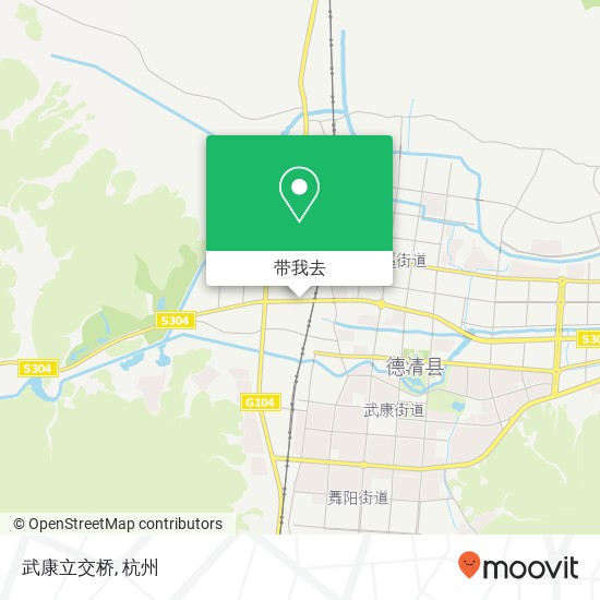 武康立交桥地图