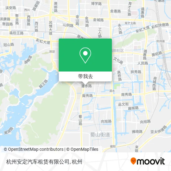杭州安定汽车租赁有限公司地图
