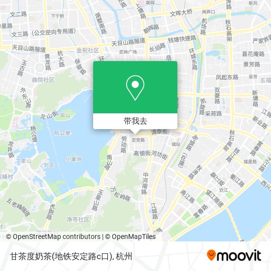 甘茶度奶茶(地铁安定路c口)地图
