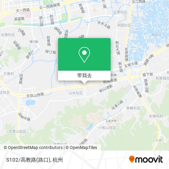 S102/高教路(路口)地图