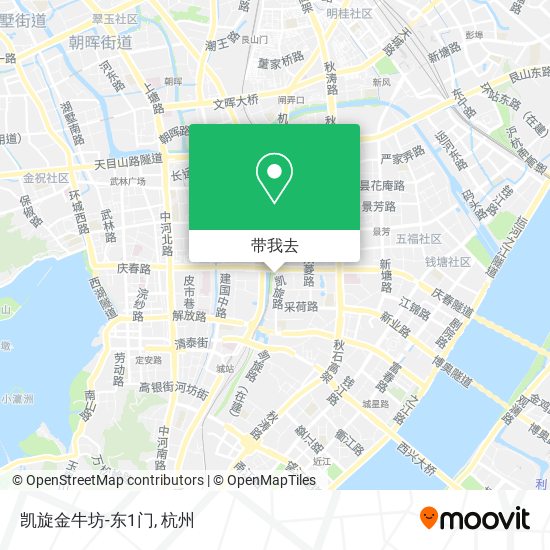凯旋金牛坊-东1门地图