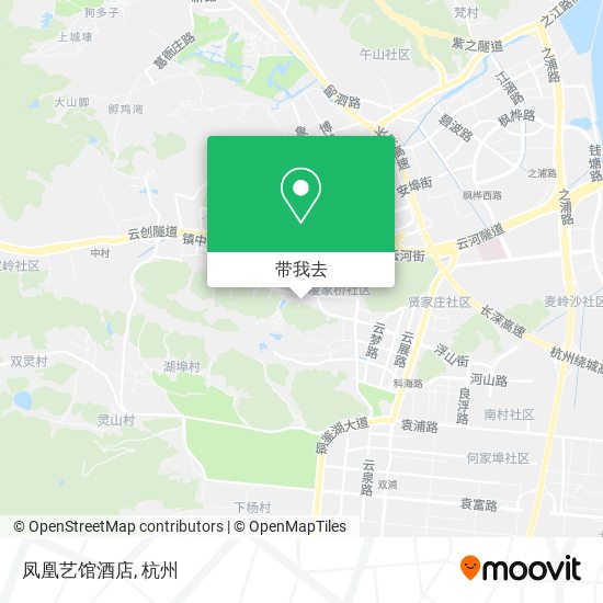 凤凰艺馆酒店地图