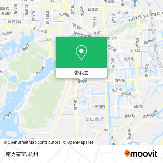 南秀茶室地图