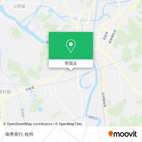 南秀茶行地图