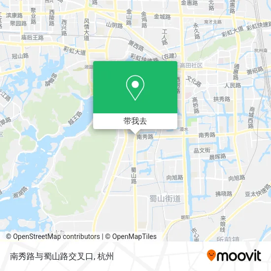 南秀路与蜀山路交叉口地图