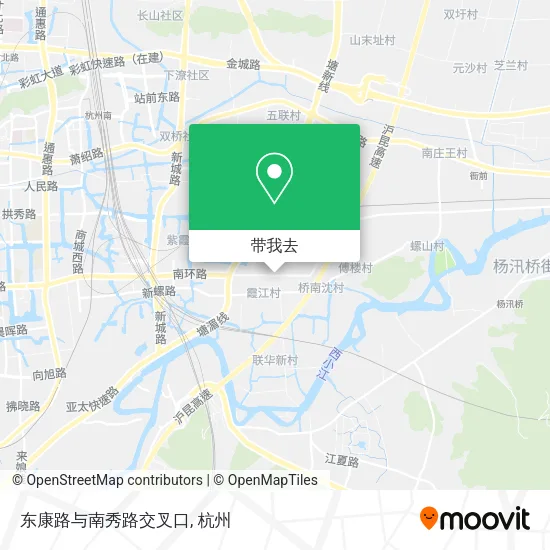 东康路与南秀路交叉口地图