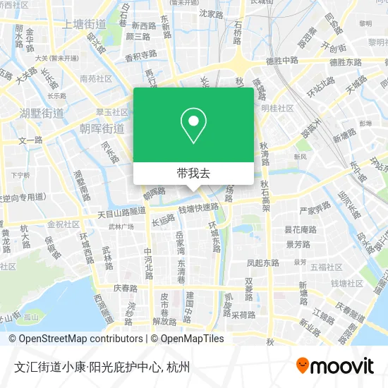 文汇街道小康·阳光庇护中心地图