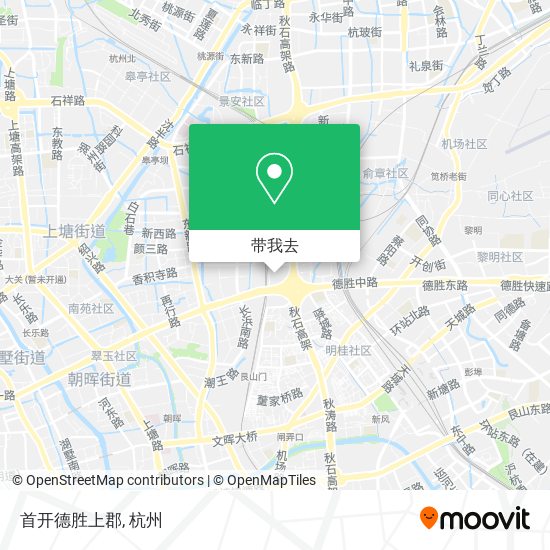 首开德胜上郡地图