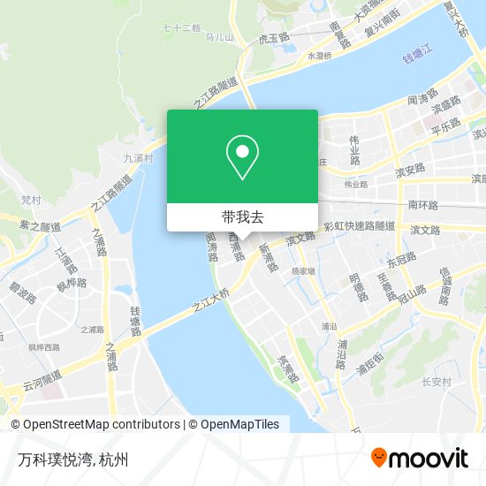 万科璞悦湾地图