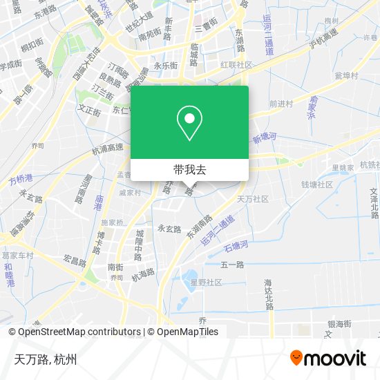 天万路地图