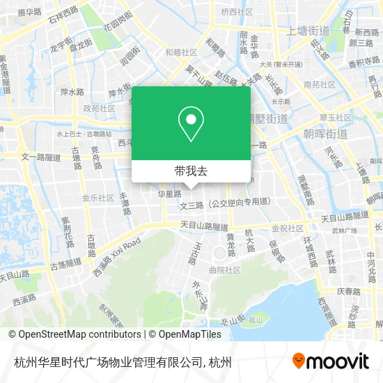 杭州华星时代广场物业管理有限公司地图