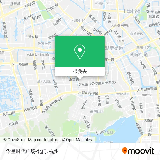 华星时代广场-北门地图