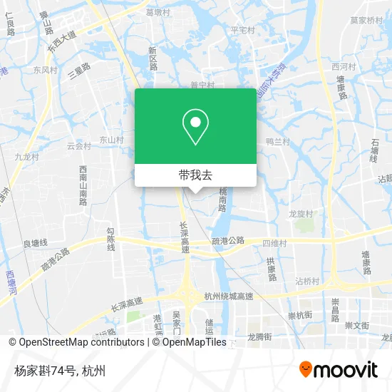 杨家斟74号地图