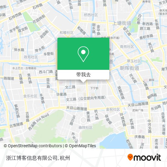 浙江博客信息有限公司地图