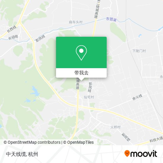 中天线缆地图