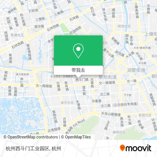 杭州西斗门工业园区地图