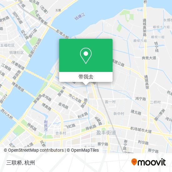 三联桥地图