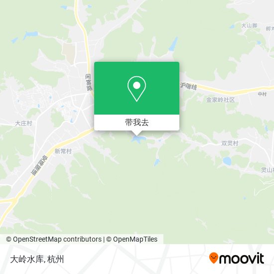 大岭水库地图
