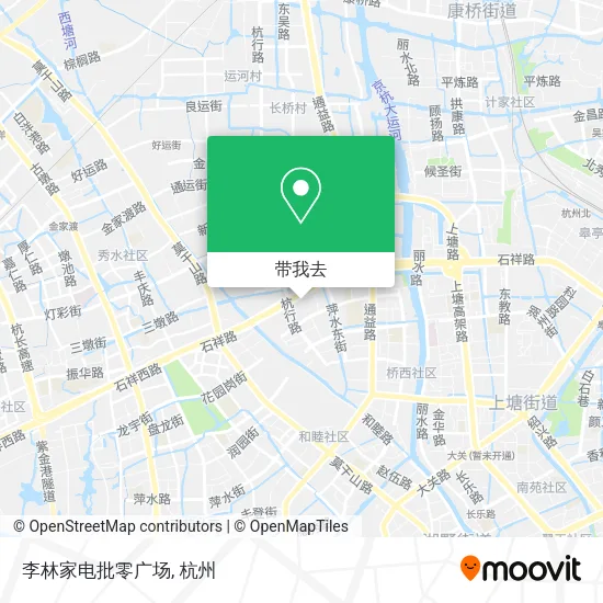 李林家电批零广场地图