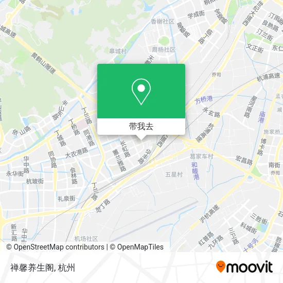 禅馨养生阁地图