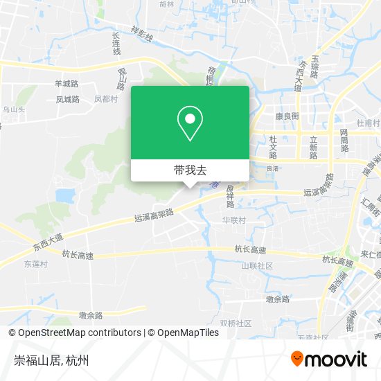 崇福山居地图