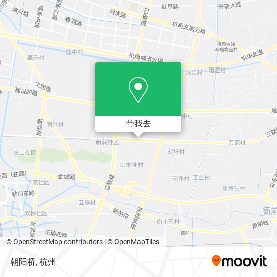 朝阳桥地图