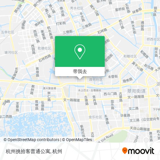 杭州挑拾客普通公寓地图