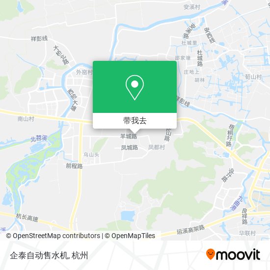 企泰自动售水机地图
