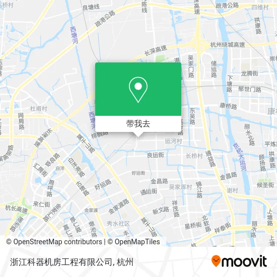 浙江科器机房工程有限公司地图