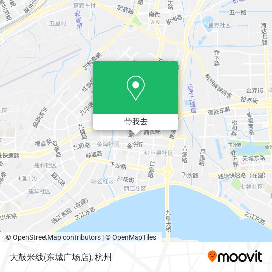 大鼓米线(东城广场店)地图
