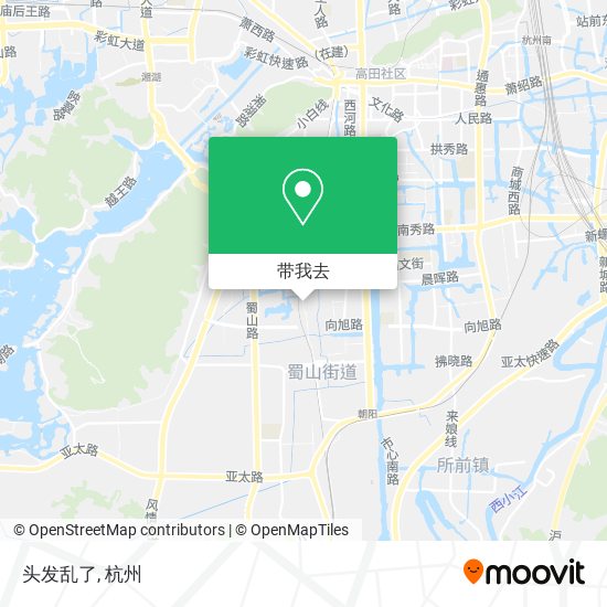 头发乱了地图