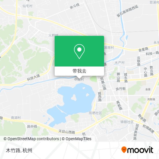 木竹路地图