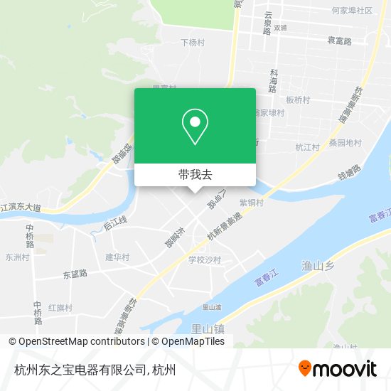 杭州东之宝电器有限公司地图
