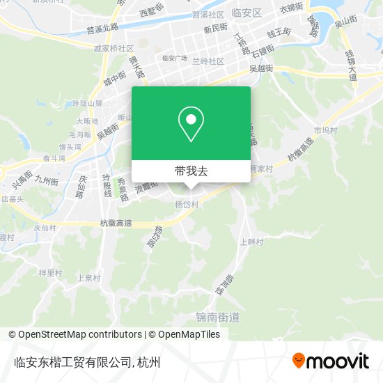 临安东楷工贸有限公司地图
