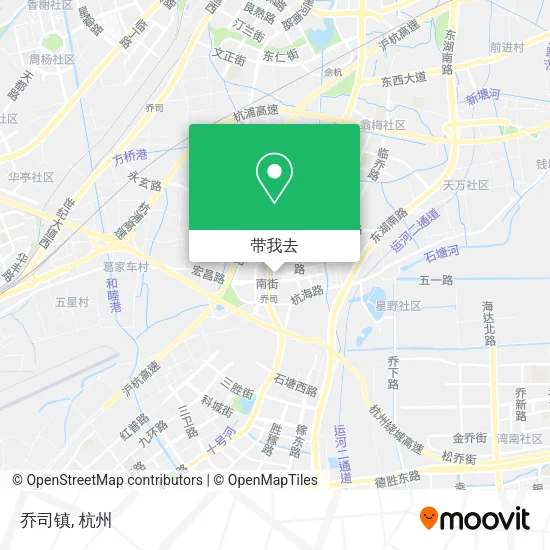 乔司镇地图