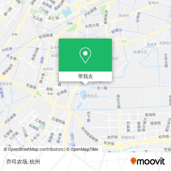乔司农场地图