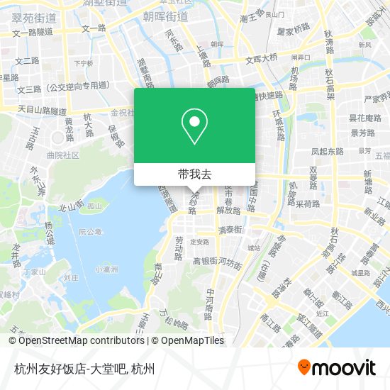 杭州友好饭店-大堂吧地图