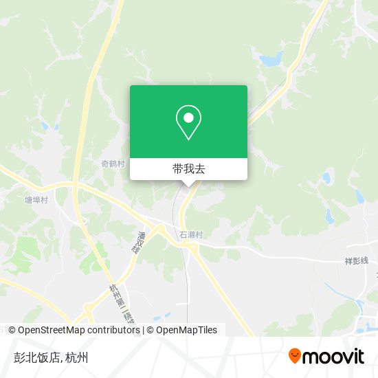 彭北饭店地图