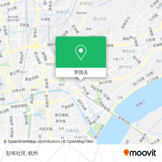 彭埠社区地图