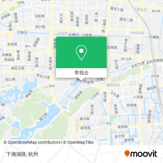 下湘湖路地图