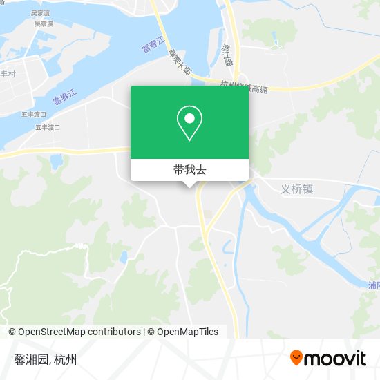 馨湘园地图