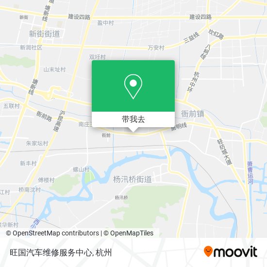 旺国汽车维修服务中心地图