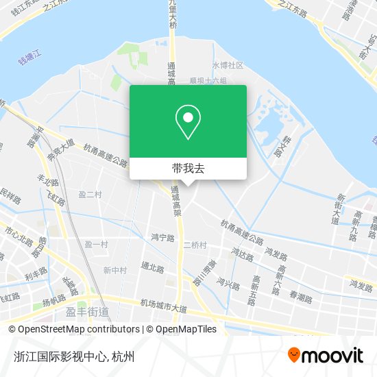 浙江国际影视中心地图